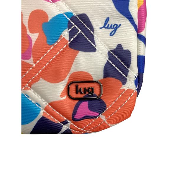 NWOT Lug Crossbody Women’s One Size Floral Print White And Multicolor - Picture 6 of 7